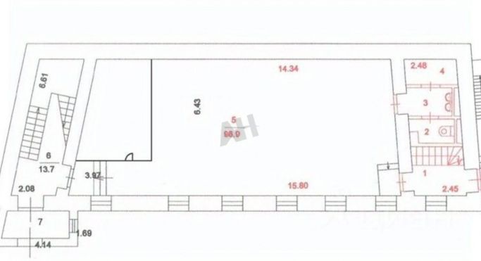 Аренда офиса 127 м², Кривоарбатский переулок - фото 2