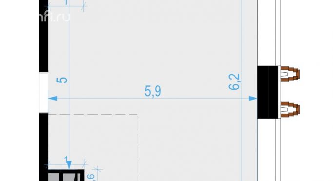 Продажа офиса 35.7 м², Выборгская улица - фото 2