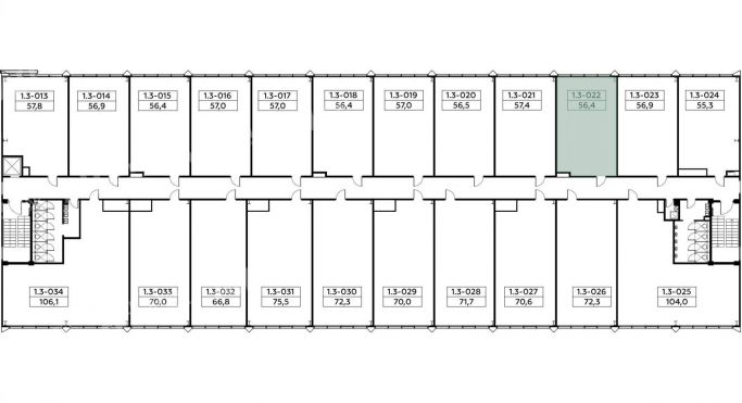 Продажа помещения свободного назначения 57 м², проспект Куприна - фото 2