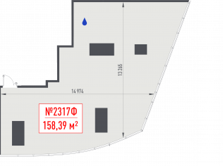 Продажа офиса 158.4 м²