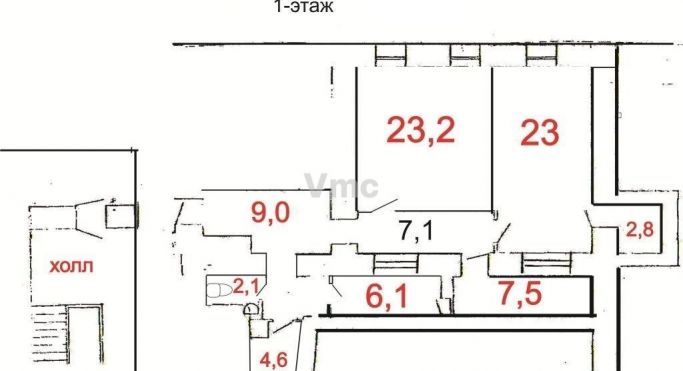 Аренда помещения свободного назначения 99.4 м², улица Покровка - фото 2