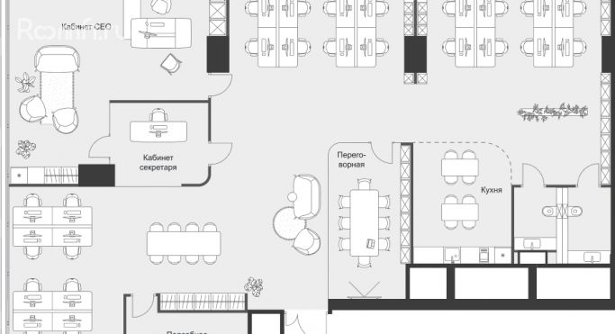 Продажа офиса 259.7 м², 3-я Хорошёвская улица - фото 1