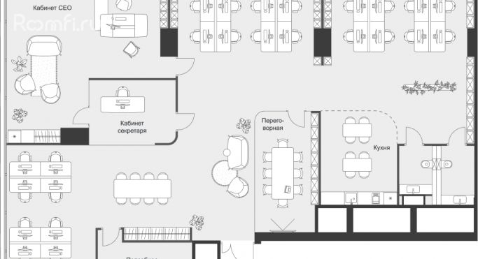 Продажа офиса 260 м², 3-я Хорошёвская улица - фото 5