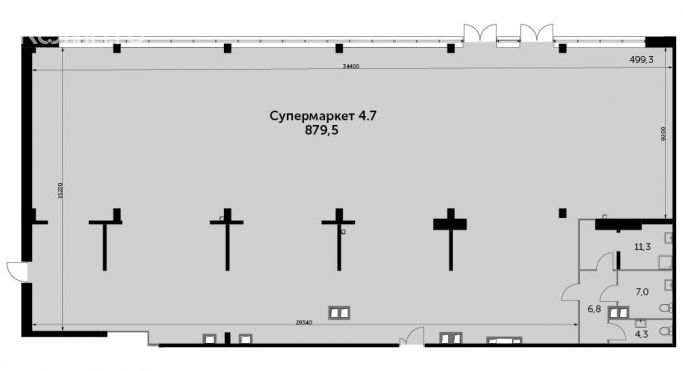 Продажа помещения свободного назначения 873.6 м², Волоколамское шоссе - фото 1
