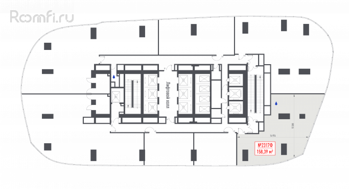 Продажа офиса 158.4 м², 1-й Красногвардейский проезд - фото 2