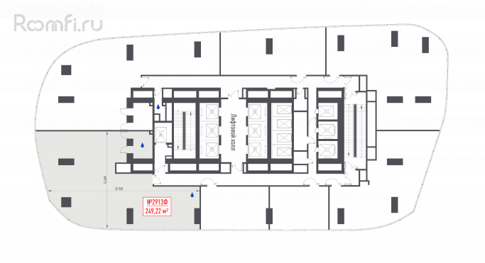 Продажа офиса 249.2 м², 1-й Красногвардейский проезд - фото 2