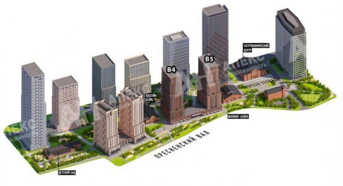 Продажа помещения свободного назначения 4523 м², улица Пресненский Вал - фото 3