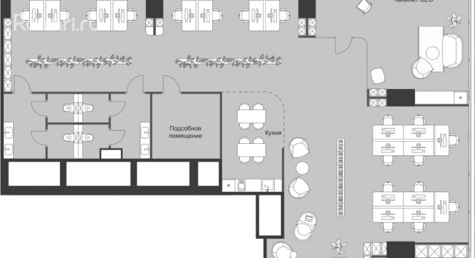 Продажа офиса 281.8 м², 3-я Хорошёвская улица - фото 1