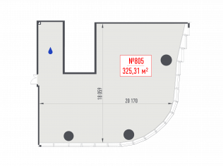 Продажа офиса 325.3 м²