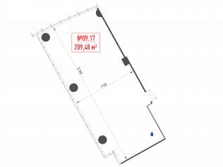 Продажа офиса 209.5 м²