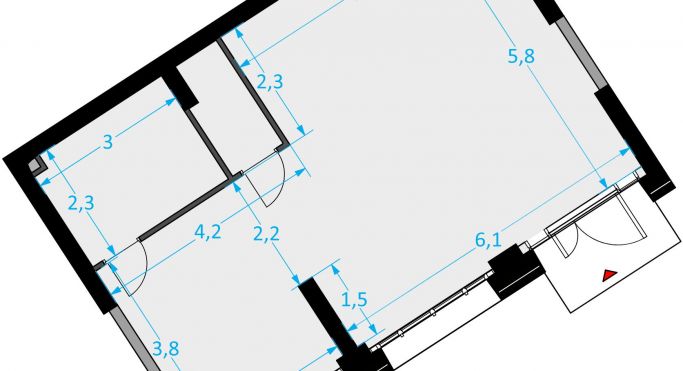 Продажа торгового помещения 56.2 м², улица Народного Ополчения - фото 2