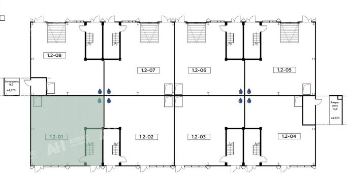 Продажа помещения свободного назначения 282 м², проспект Куприна - фото 2