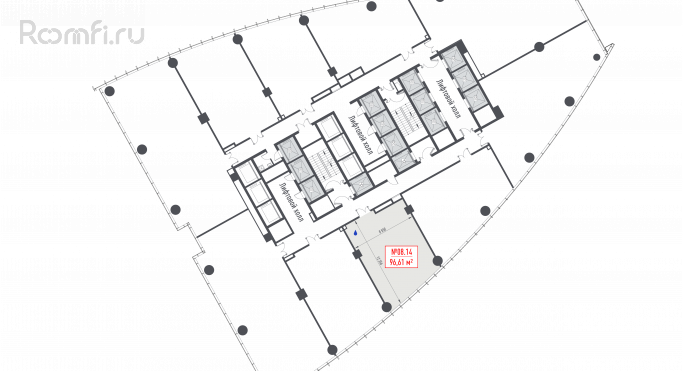 Продажа офиса 96.6 м² - фото 2