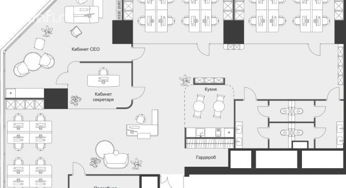 Продажа офиса 246.3 м², 3-я Хорошёвская улица - фото 3