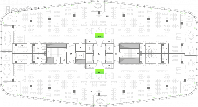 Продажа офиса 910.6 м² - фото 2