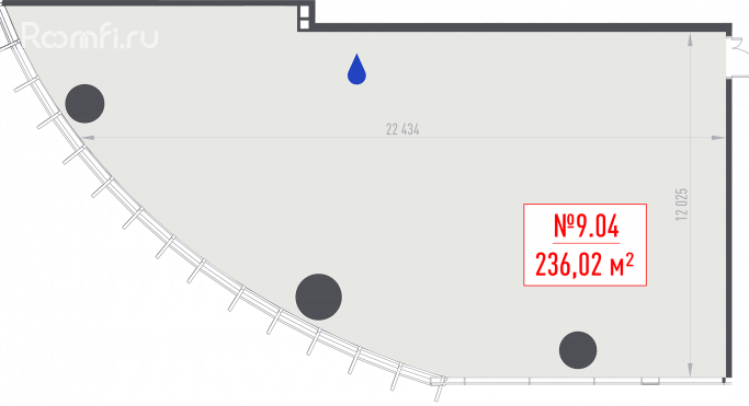 Продажа офиса 236 м², 1-я улица Ямского Поля - фото 1
