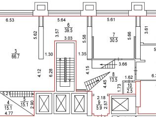 Аренда офиса 464.5 м²