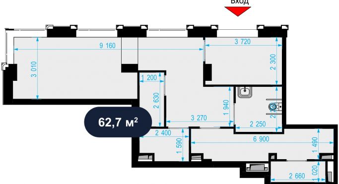 Аренда помещения свободного назначения 62.7 м², Отрадная улица - фото 2