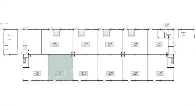 Продажа помещения свободного назначения 148 м², проспект Куприна - фото 2