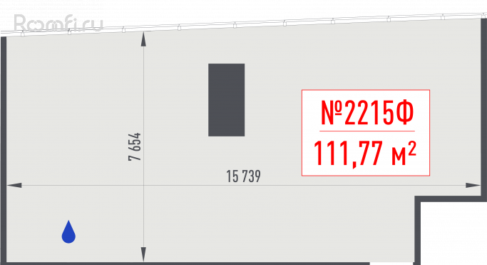 Продажа офиса 111.8 м², 1-й Красногвардейский проезд - фото 1
