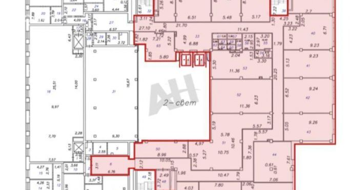 Аренда офиса 1204 м², Скотопрогонная улица - фото 1