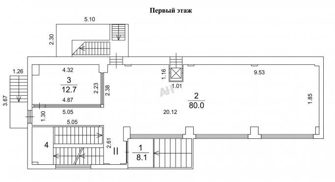 Аренда помещения свободного назначения 473 м², Ленинградский проспект - фото 2