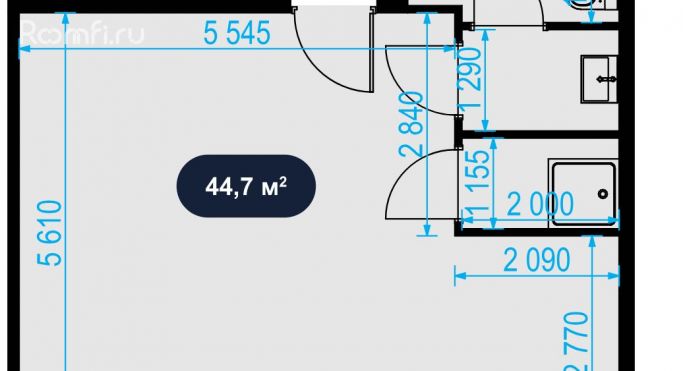 Продажа помещения свободного назначения 44.7 м², Отрадная улица - фото 2