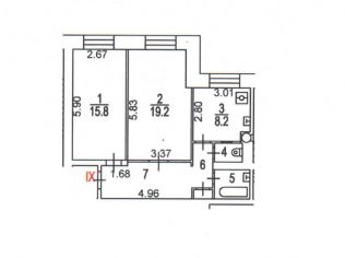Продажа помещения свободного назначения 58.5 м²