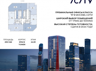 Продажа офиса 255.1 м²