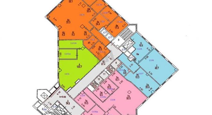 Аренда офиса 290 м², улица Обручева - фото 1