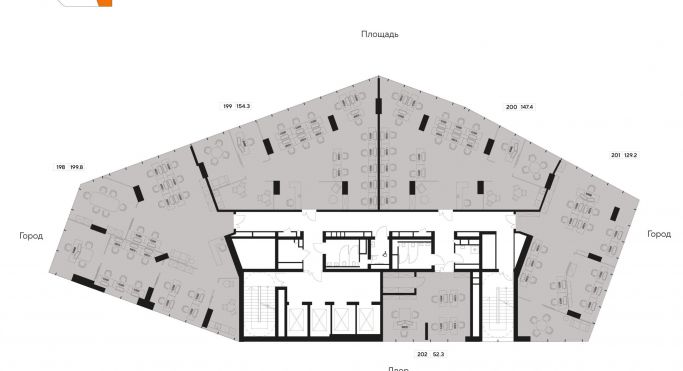 Продажа офиса 154.3 м², Ярцевская улица - фото 2