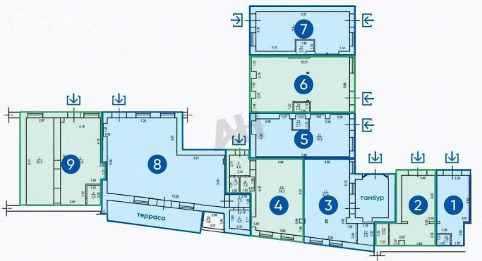 Аренда помещения свободного назначения 95 м², Долгоруковская улица - фото 1