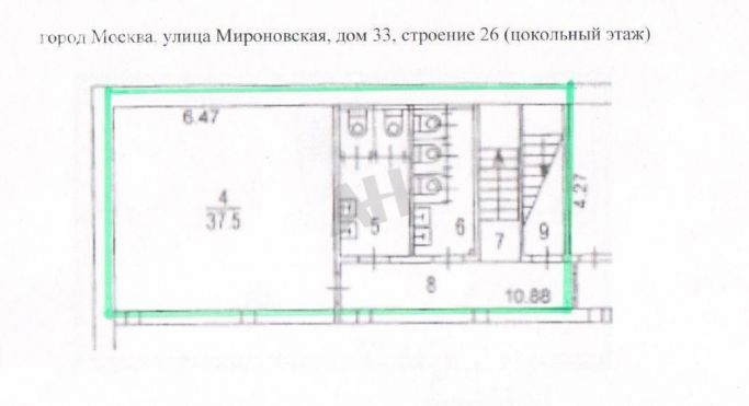 Аренда офиса 363 м², Мироновская улица - фото 3