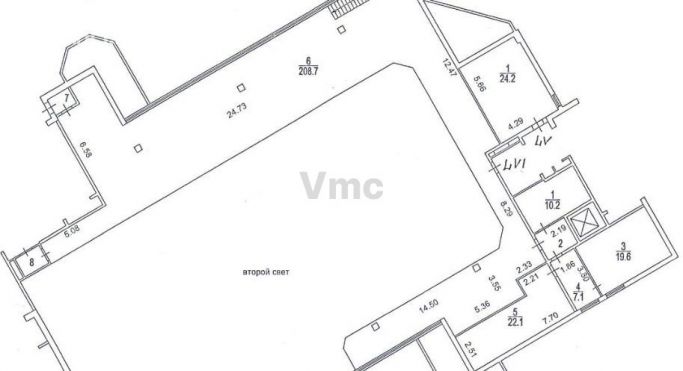 Аренда помещения свободного назначения 1093 м², улица Архитектора Власова - фото 3