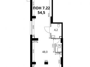 Продажа помещения свободного назначения 54.5 м²