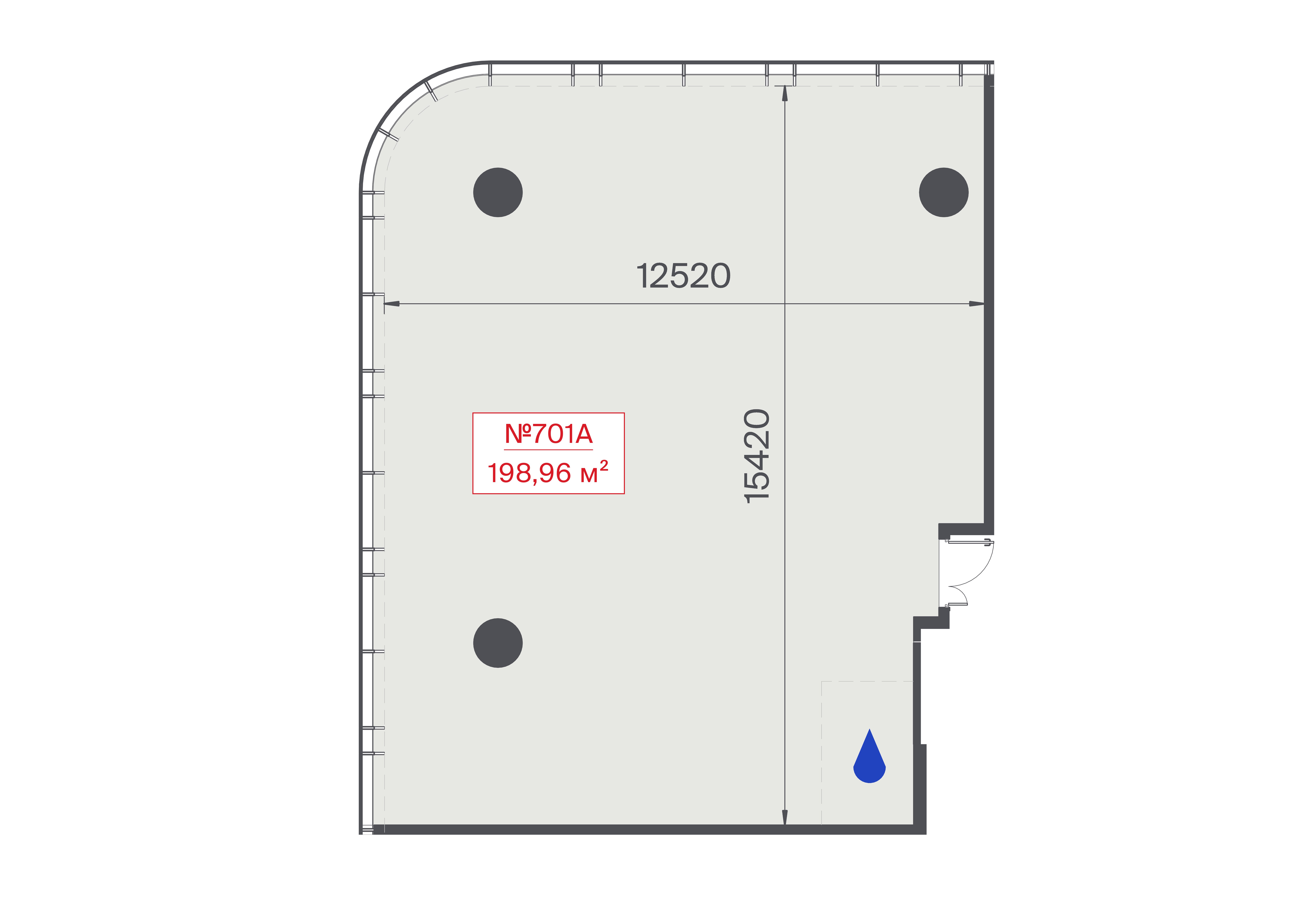 Продажа офиса 199 м²