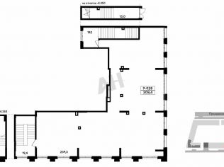 Продажа помещения свободного назначения 309 м²