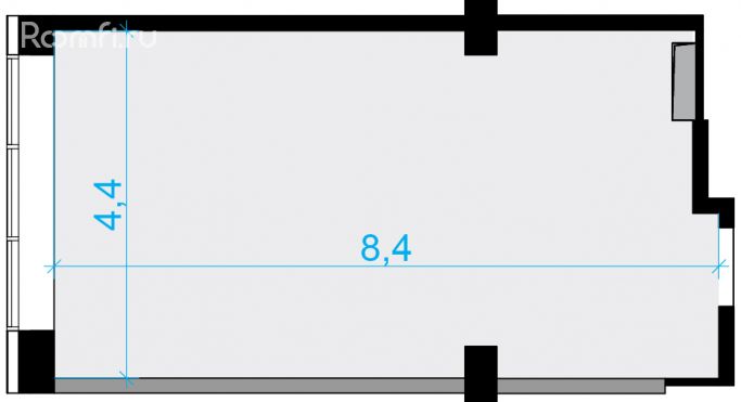 Аренда помещения свободного назначения 36 м², улица Народного Ополчения - фото 2