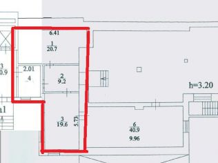 Аренда помещения свободного назначения 55.7 м²