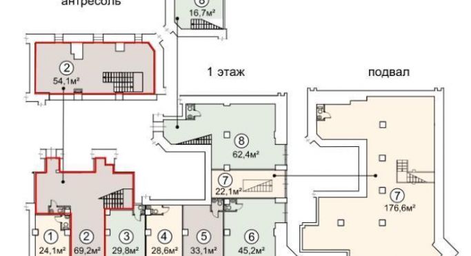 Продажа помещения свободного назначения 123.3 м², Ленинградский проспект - фото 2