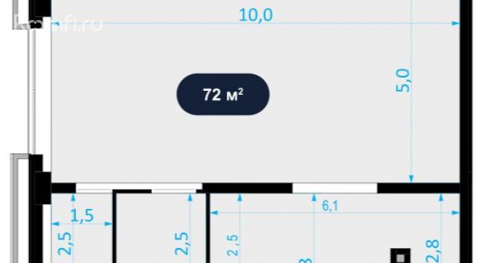 Аренда офиса 72 м² - фото 2