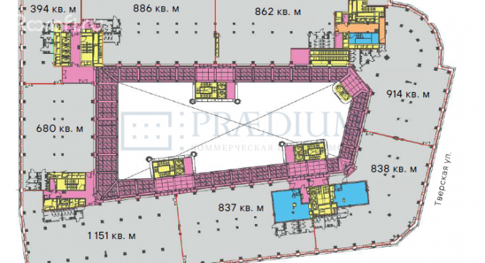 Аренда офиса 28121 м², Тверская улица - фото 3