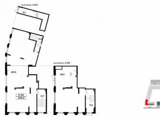Продажа помещения свободного назначения 344 м²