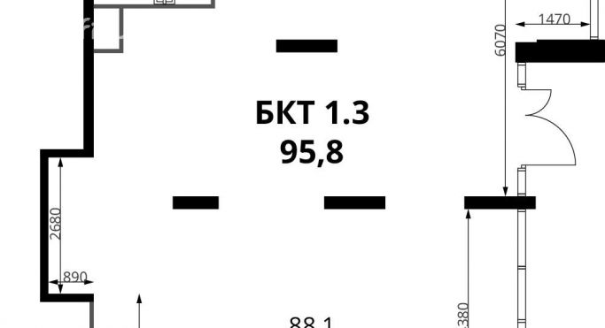 Продажа помещения свободного назначения 95.8 м² - фото 1