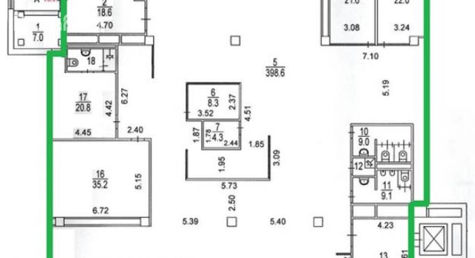 Аренда офиса 1186.7 м², улица Дмитрия Ульянова - фото 2