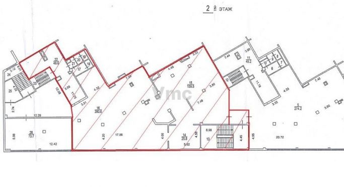 Аренда помещения свободного назначения 500 м², улица Архитектора Власова - фото 3
