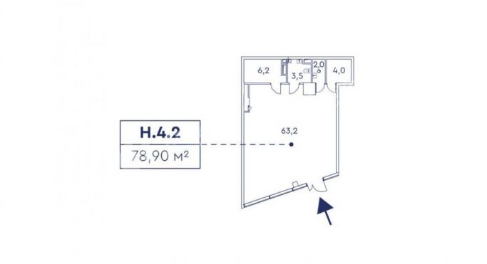 Продажа помещения свободного назначения 79 м², проспект Мира - фото 2