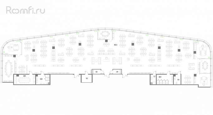 Продажа офиса 910.6 м² - фото 1