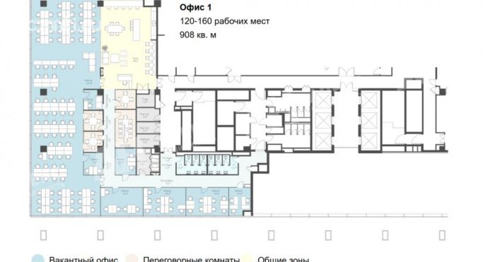 Аренда офиса 908 м², Ленинградский проспект - фото 2