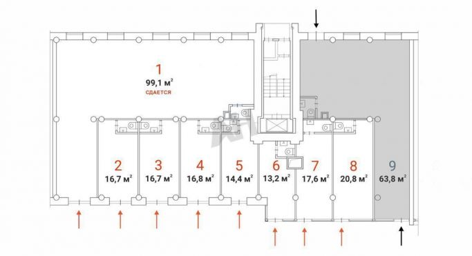 Аренда помещения свободного назначения 100 м², Планерная улица - фото 2